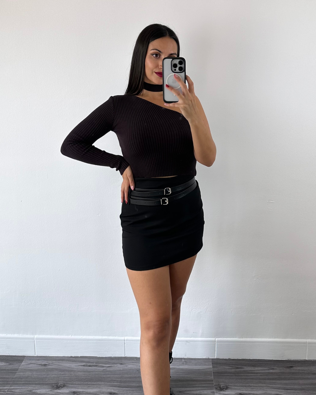 JERSEY CHOKER ASIMETRICO