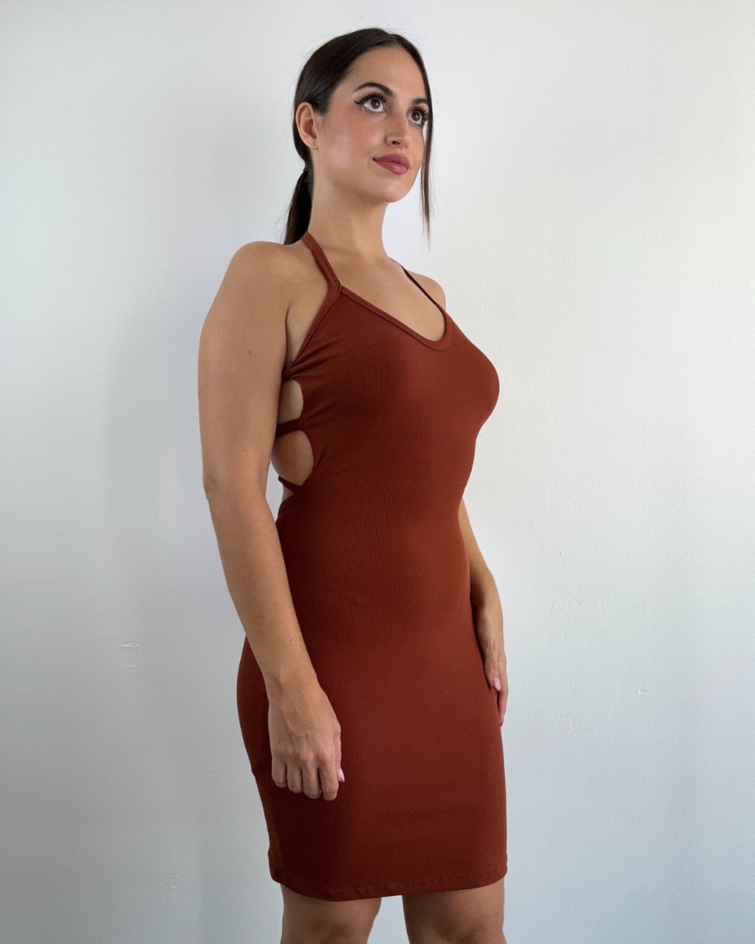 VESTIDO ESPALDA TRENZADA